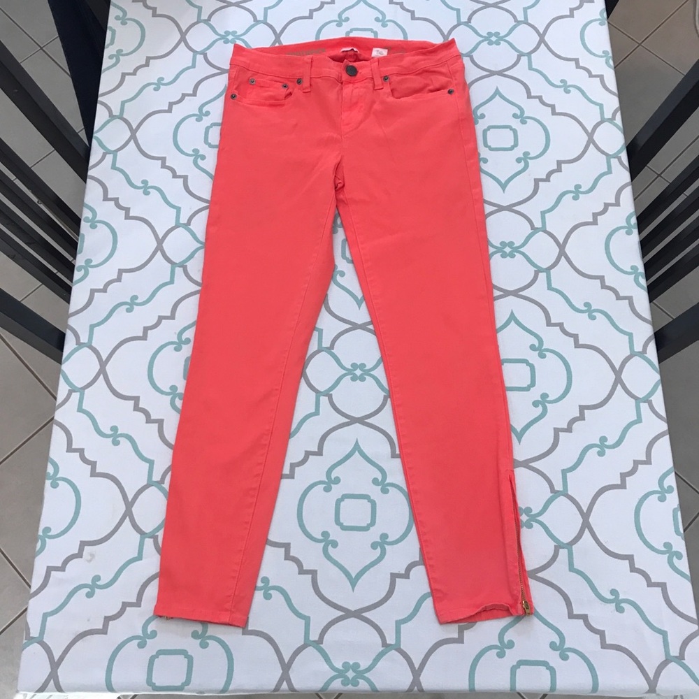 💙👖J. CREW! TOOTHPICK ZIPPER👖💙27 3/4 26.5” EUC - Picture 4 of 8